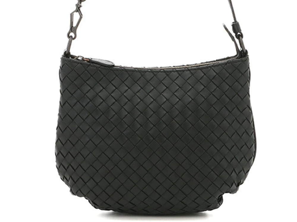 BOTTEGA VENETA Intrecciato Shoulder Bag Calfskin